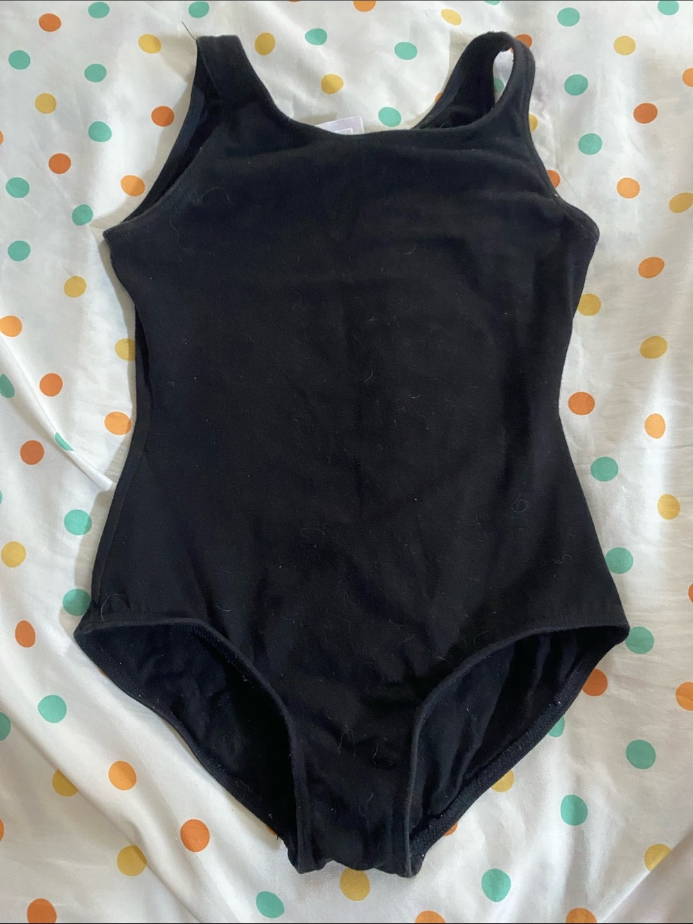 Capezio Black Tank Kids One-Piece Bodysuit